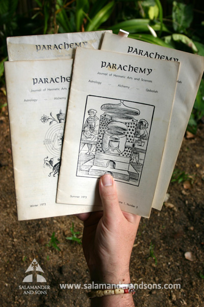 Issues of Parachemy, gifted to the collection of Paul Hardacre and Marissa Newell by Robert Bartlett (photograph copyright © Salamander and Sons)
